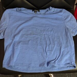 Ambiance Blue Crop Top